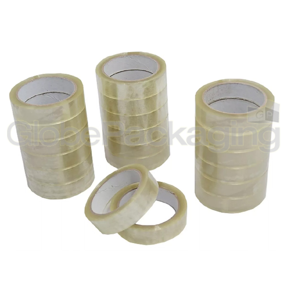 12 Rolls Clear Packing Tape 25mm 1